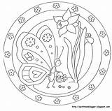 Mandalas Frühling Ausmalbild Colorare Zeichnung Coloring Schmetterling Ostern Tutorial Malvorlage Frühlingsbilder Einfaches Schneeglöckchen Gemerkt Mandales Disegni Uložené sketch template