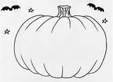 Pumpkin Template Drawing Coloring Pages Blank Kids Getdrawings sketch template