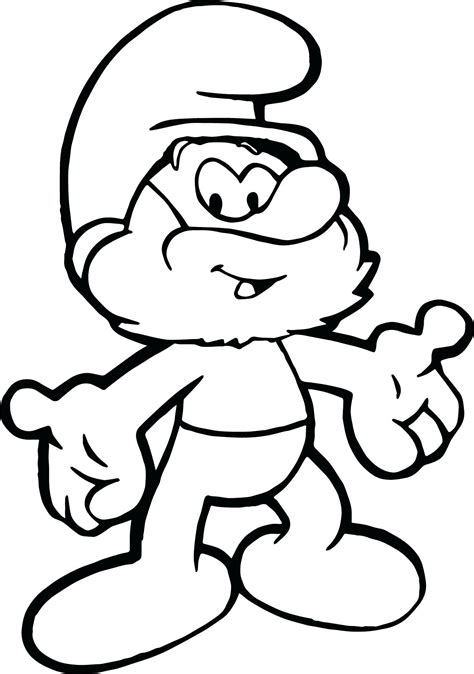 printable smurf coloring pages  kids coloring pages