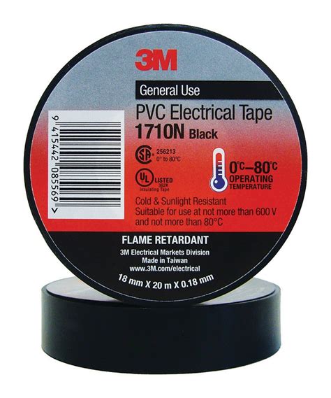 tape electrical  pvc general  mm   black electrical tape wiring