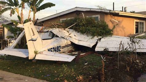 people hospitalized  small plane crashes  san jose home abc los angeles