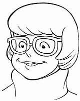 Scooby Doo Velma Coloring Pages Color Drawings Drawing Cartoon Face Characters Sheet Dinkley Clipart Easy Glasses Sketches Baby Cartoons Tattoo sketch template