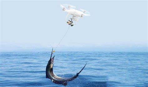 drone fishing setup release mechanism dji fishing drones shark