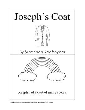 josephs coat bible story   susannah smiles tpt