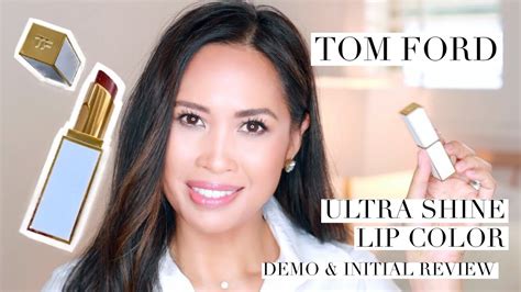 tom ford i ultra shine lip color i demo and initial review i everyday edit youtube