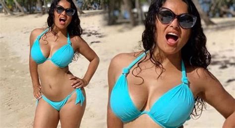 salma hayek celebrates turning 53 with sexy bikini snap on instagram