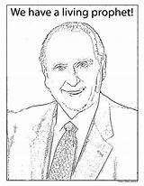 Lds Coloring Pages Clipart Color Prophet Conference Primary President Prophets Sheets Odd Missionary Monson General Clip Numbers Colouring Fathers Temple sketch template