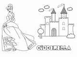 Castle Coloring Pages Cinderella Getcolorings sketch template