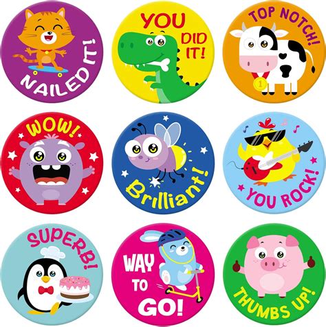 sweetzer orange reward stickers  teachers  stickers  kids
