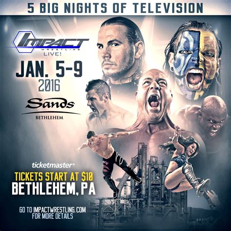 Tna Announces 5 Nights Of Impact Tapings For Pop Tv