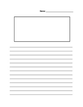 blank writing template   multi tasking teacher tpt