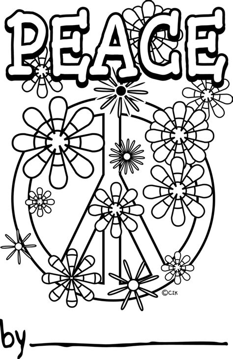 Coloring Pages Of Peace Signs Love Coloring Pages