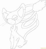 Pokemon Glameow Coloring Pages Generation Printable Iv Cartoons Crafts Color Coloringpagesonly sketch template