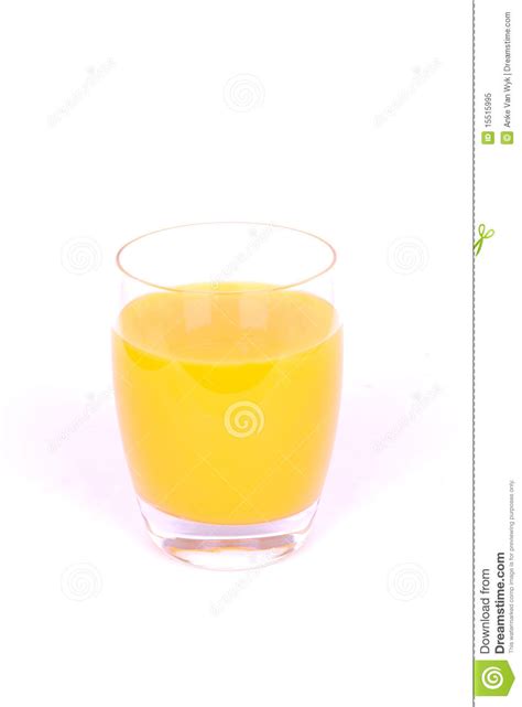 Glass Of Orange Juice Stock Image Image Of Background