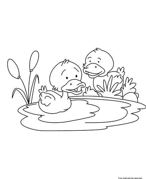 printable baby duck coloring pages  kids  kids coloring page