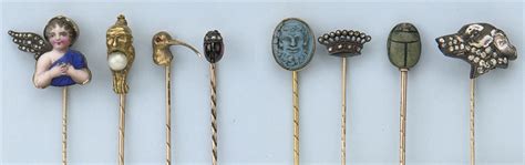 A Collection Of Eight Antique Tie Pins Christie S