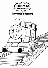 Coloring Thomas Friends Pages Print Preschoolers Simple sketch template