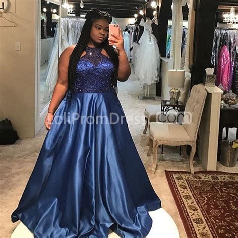49 off blue long prom dresses 2020 a line halter sleeveless african