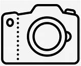 Camera Line Drawing Dslr Clipartmag Icon sketch template