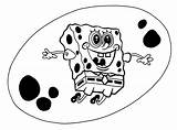 Spongebob Squarepants Launching sketch template