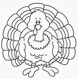 Turkey Coloring Head Getcolorings sketch template