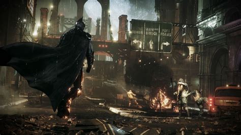 batman arkham knight gorgeous  screenshot shows  visual splendor