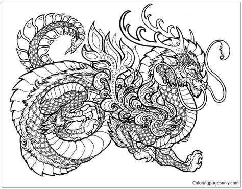 advanced dragon coloring pages dragon coloring pages coloring pages