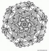 Coloring Pages Printable Expert Mandala Comments sketch template