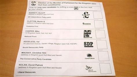 labour  green candidates left  postal ballot papers vox political