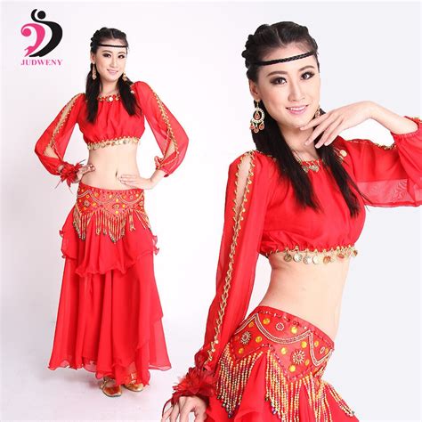 Belly Dance Costume Women Set Performance Indian Dress
