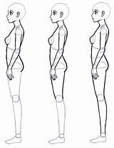Tegning Proportions Menneske Sideways Anatomy Krop Tuts Mangategning Skitser Bodies Drawingtipss Guardado sketch template
