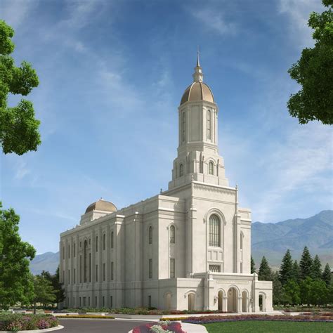 ephraim temple rendering released    groundbreakings deseret news