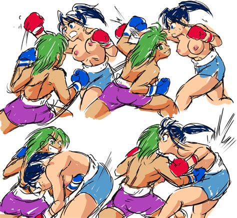 girl vs girl boxing match 4 by taiji [catfight] 5 28 hentai comic