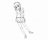 Clannad Fujibayashi Ryou Another sketch template