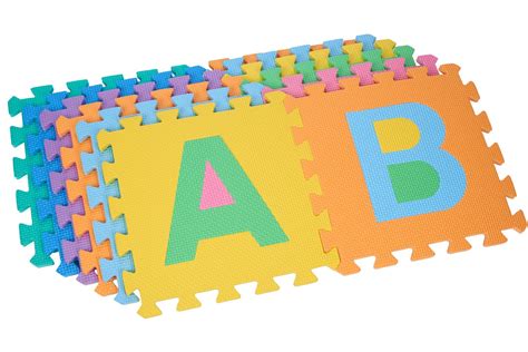 alphabet foam mat  educational set includes letters
