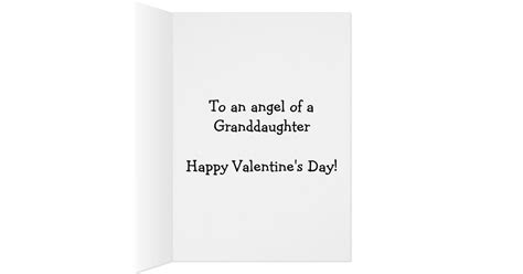 granddaughter valentine greeting card zazzle