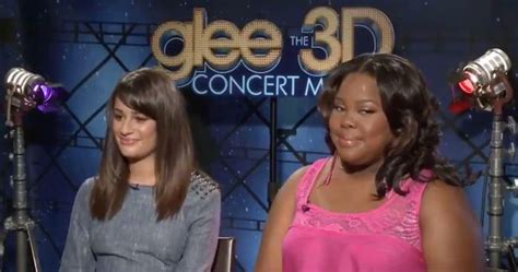 Amber Riley Looks Very Uncomfortable In Joint Interview With Lea