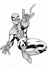 Spiderman Ragnatela Lancia sketch template