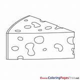 Coloring Pages Cheese Printable Food Sheet Sheets Hits Title Coloringpagesfree Details sketch template