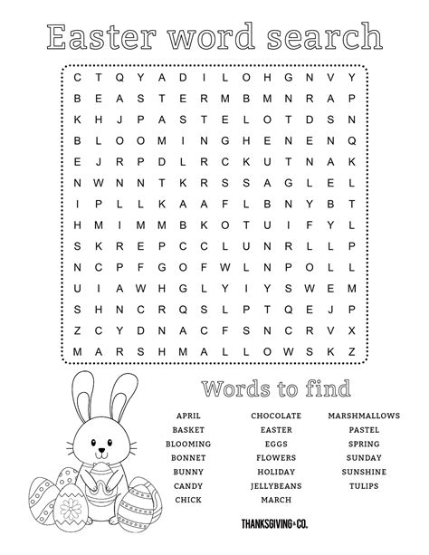reviewed easter printables  holiday words word puzzles  kids