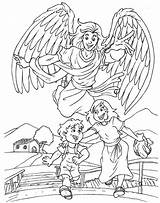 Coloring Pages Angel Guardian God Protection Angels Children Colorir Para School Guard National Sunday Kids Color Google Anjo Search Sheets sketch template