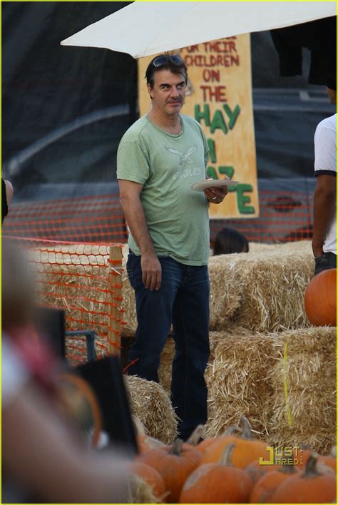chris noth pumpkin picking with orion photo 2312331