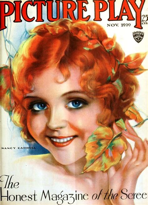 Nancy Carroll On The Cover Of Picture Play Magazine