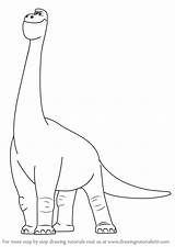 Dinosaur Good Buck Draw Drawing Step Tutorials sketch template