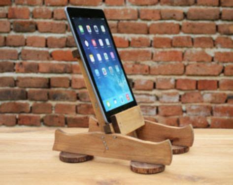 wooden ipad stand ipad holder holz ipad staender ipad halter tablet stand