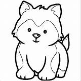 Coloring Husky Puppy Pages Outline Dog Dogs Printable Face Siberian Print Cartoon Drawing Pug Puppies Faces Clipart Kids Color Drawings sketch template