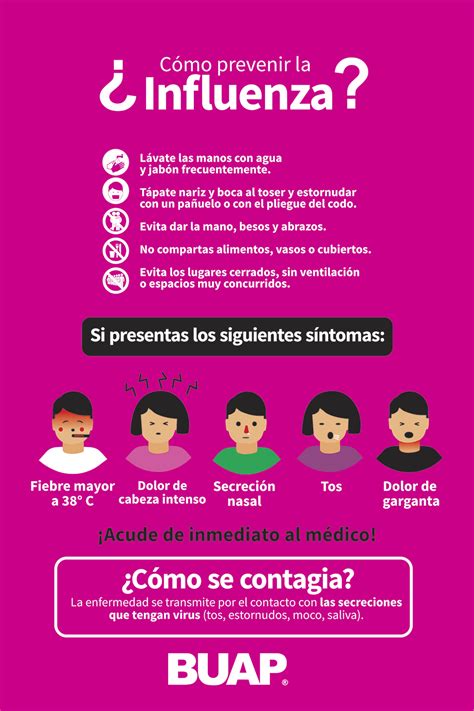 ¿cómo Prevenir La Influenza Benemérita Universidad Autónoma De Puebla