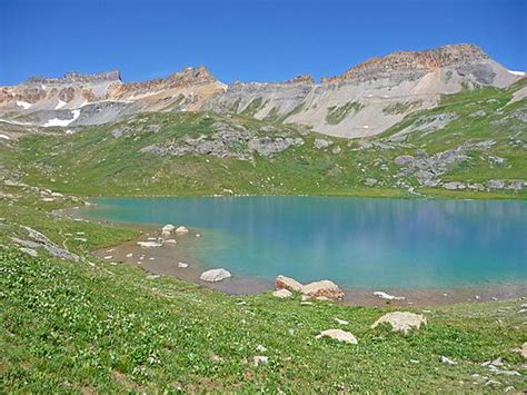 ice lakes hiking trail  southwestern colorado  silverton
