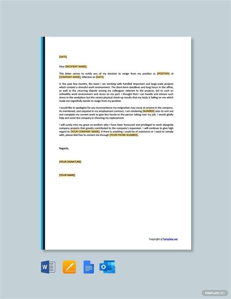 explore  image  resignation letter template host vrogueco