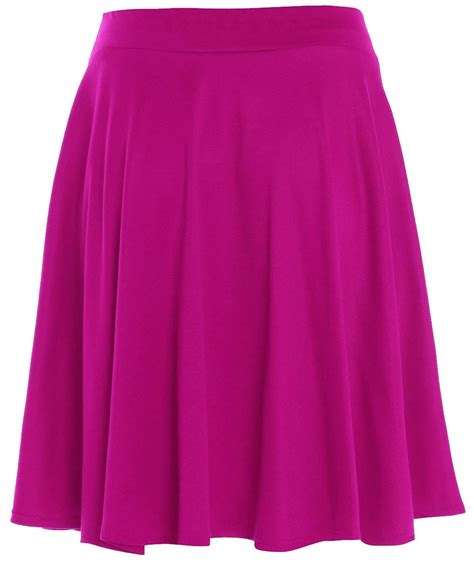 New Womens Plus Size Flared Skater Party Skirts 14 28 Ebay